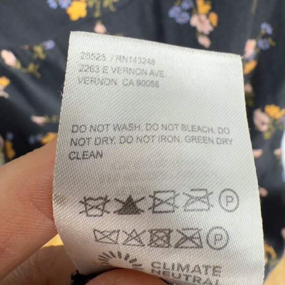 REFORMATION Mica Floral Midi Smocked Puff Sleeves Dress in Evita size 6/8 - Picture 10 of 11